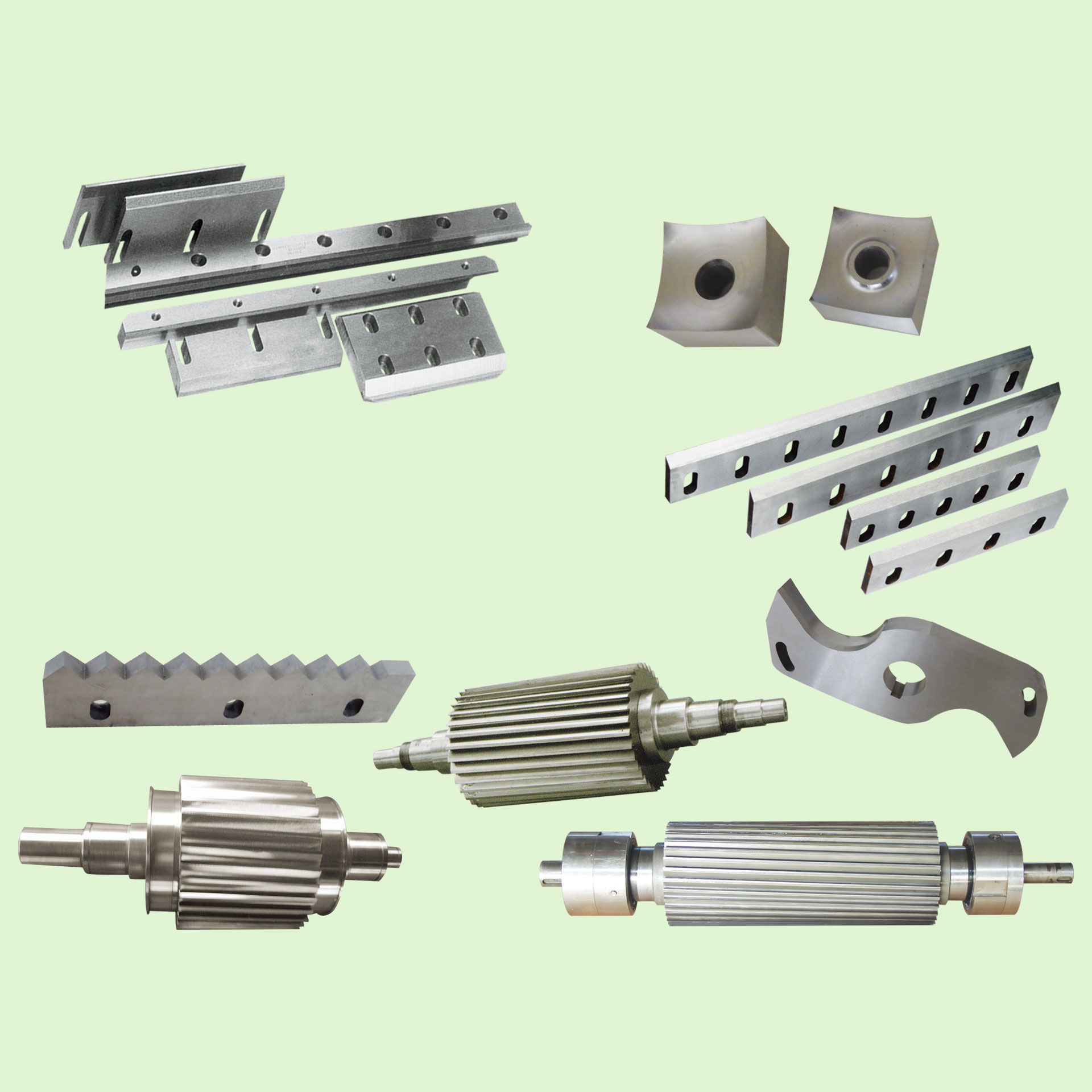 shredder blades and pulverizer blades